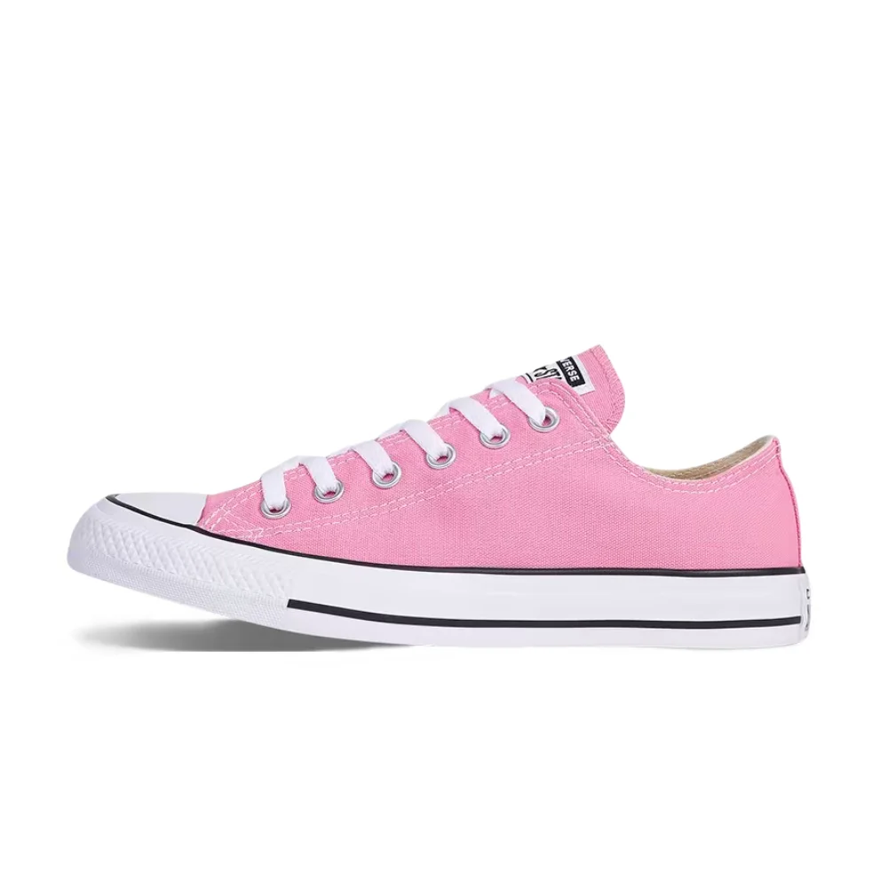 Converse Chuck Taylor All Star Unisex Low-Top Canvas Sneakers  Pink/White, Fashionable Design, Comfortable & Durable M9007C