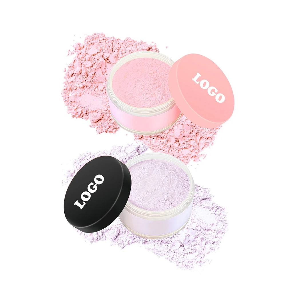 Private Label Setting Loose Powder Custom Logo Waterproof Oil-control Large-capacity Makeup Bulk Natural Long-lasting Makeup