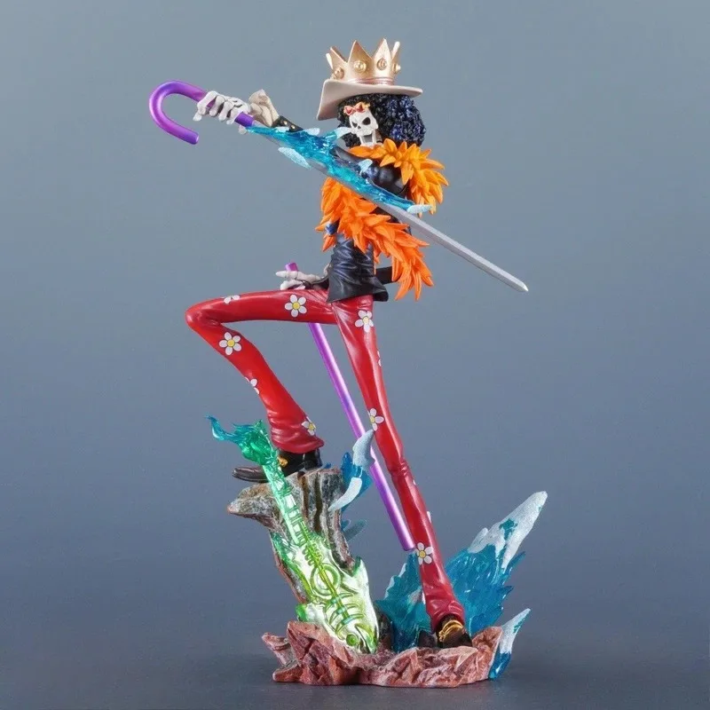 

Anime One Piece Brook Figurine PVC Desktop Decoration Collectible Model Toy Gift