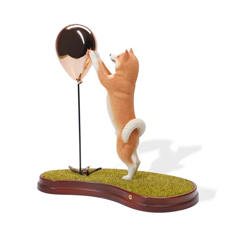 Act cute Shiba Inu 2.0 model, cute pet surrounding cure Internet celebrity gift animal ornament tide play figure