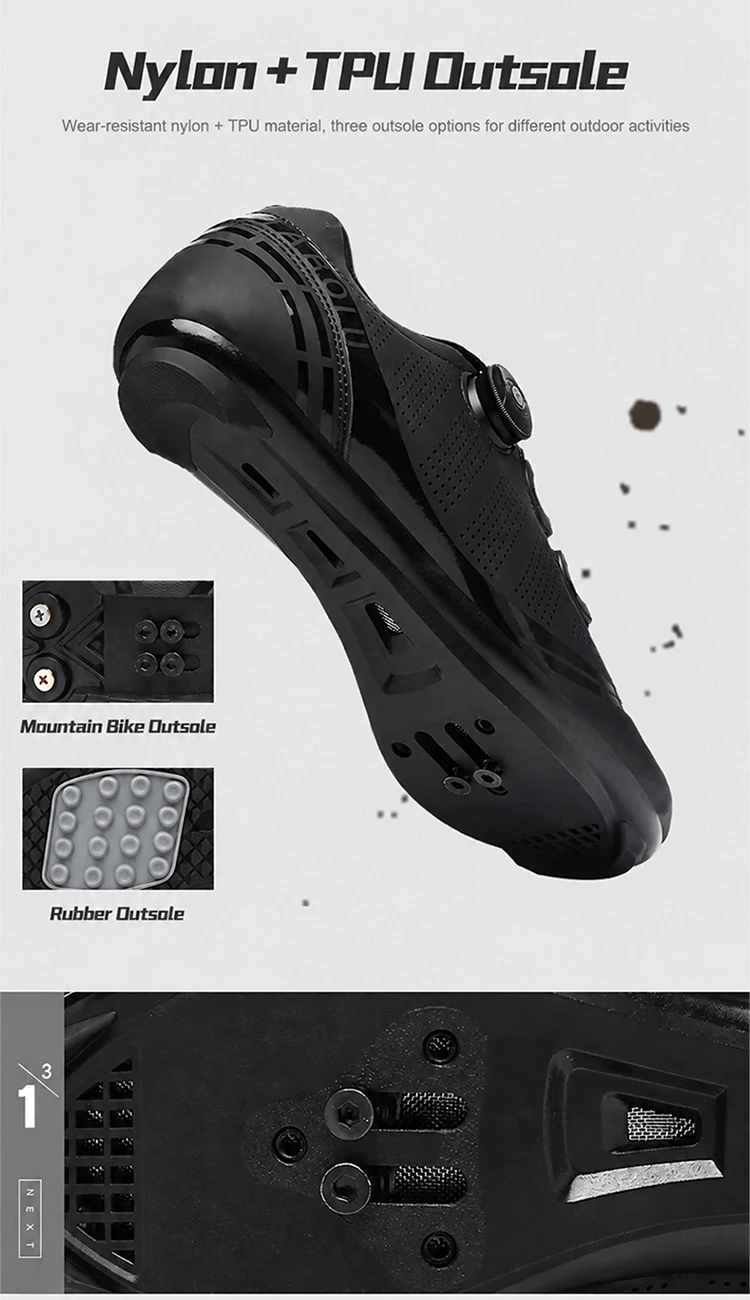 Unisex-Fahrradschuhe, atmungsaktive SPD-Rennradschuhe, professionelle MTB-Mountainbike-Schuhe, locklose Trainings-Fahrradschuhe – Detail 6