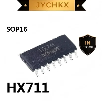 10PCS-HX711-SOP‑16-24‑Bit-Precision-ADC-IC-Dual‑Channel-Differential-Input-For-Load-Cell-Electronic-Scale-Weighing-Sensor-Chip-N