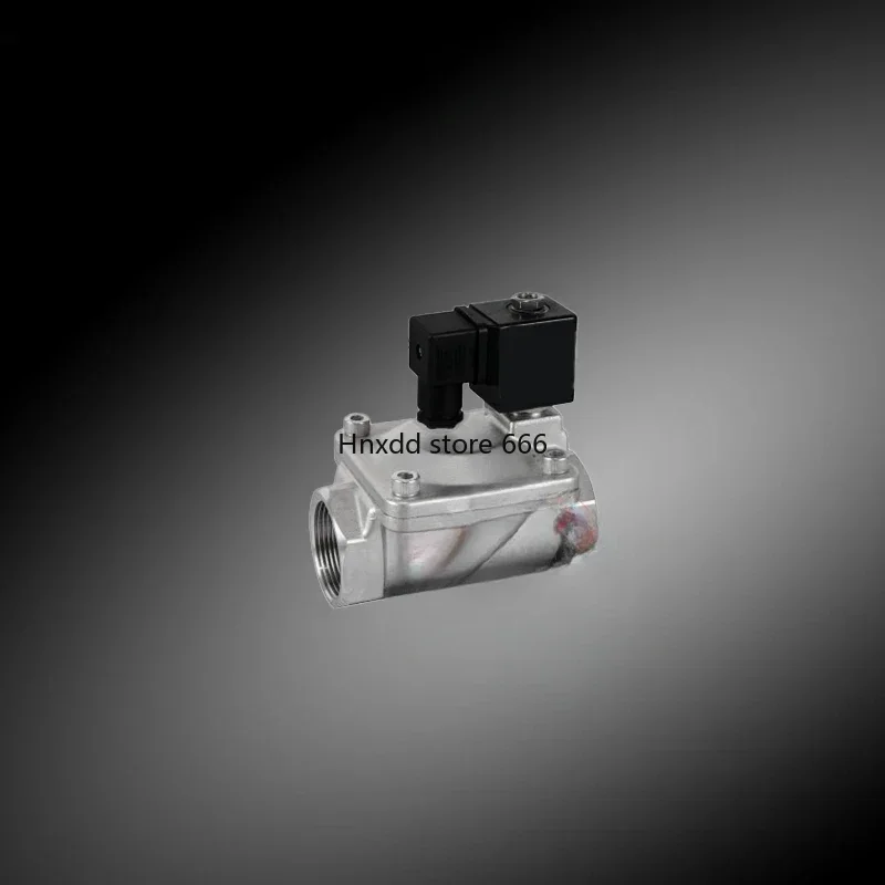 Pilot diaphragm 304 stainless steel straight-through fluororubber, piston type, slaughterhouse solenoid valve