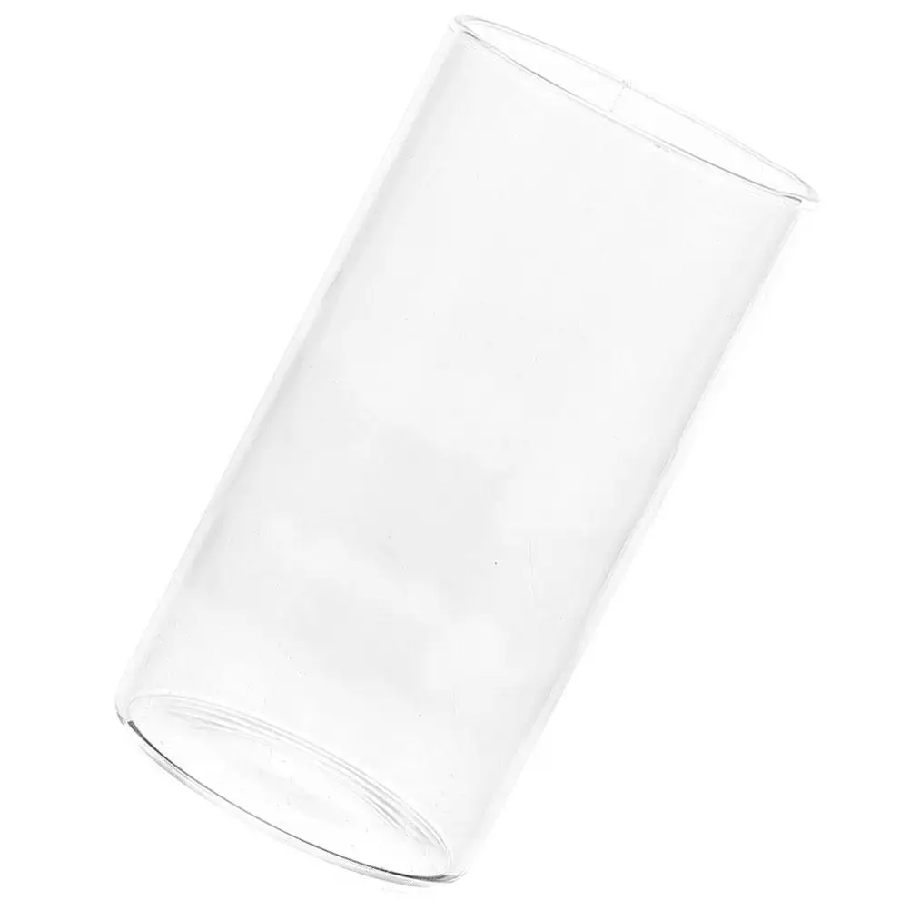 

Glass Cup Chimney for Candles Tea Lamp Holders Candlestick Cups Clear Candleholders Shades Decoration Light Cylinder