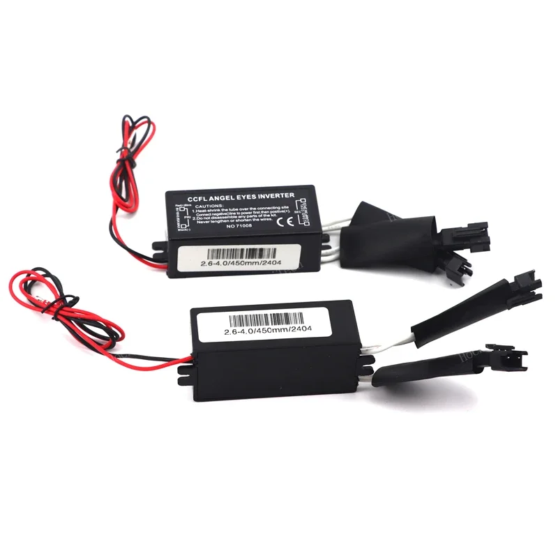 2x Inverters Ballast for CCFL Angel Eyes Halo Rings High Brightness & Low Consumption Output female converter transformer blocks