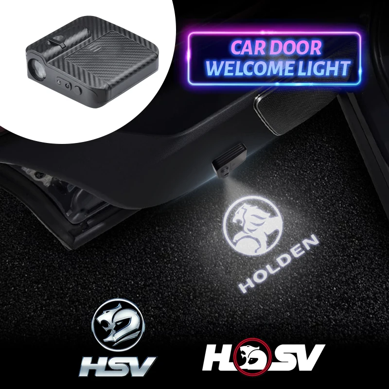 LED HSV Lion Logo Car Door Courtesy Light Projector Welcome Lamp For Holden Trailblazer Commodore Colorado GTS Special Vehicle