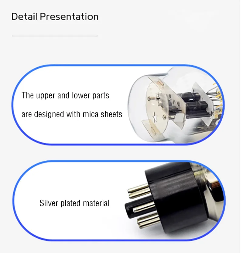Linlai 6SL7 สูญญากาศเปลี่ยน 6SL7GT 6N9P 6N9 6H9C 5691 6N2 12AT7 เสียงไฮไฟวาล์ว Electron Tube เครื่องขยายเสียงชุด DIY ที่จับคู่