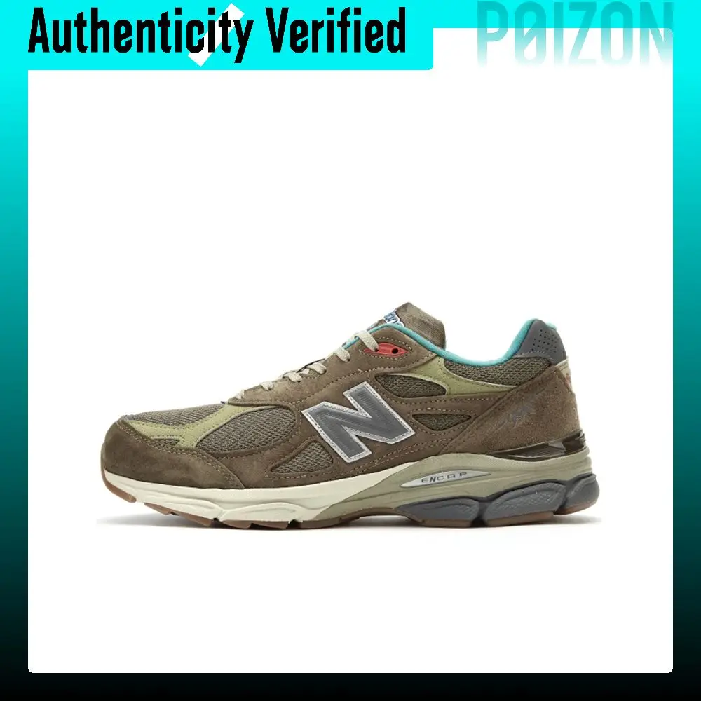 New Balance NB 990 V3 Running Shoes Unisex Low-top Gray/Coffee M990BD3