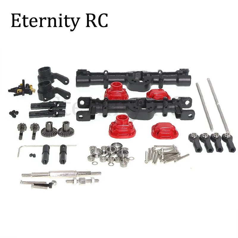 1/12 Scale Metal Front And Rear Axle Upgrade Kit for MN D90 D91 D99 MN99S RC Car Enhanced Durability Accessory Parts