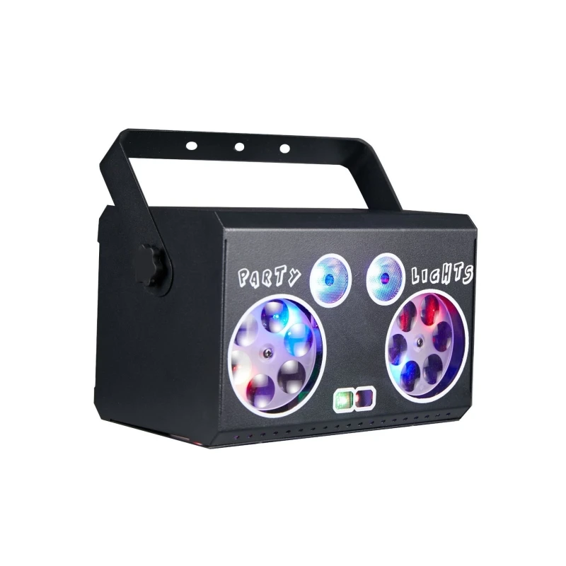 New DJ Stage Light DISCO Party Light KTV Bar Wedding DMX Voice Control Strobe Light Multi-Pattern Festival Stage Effect