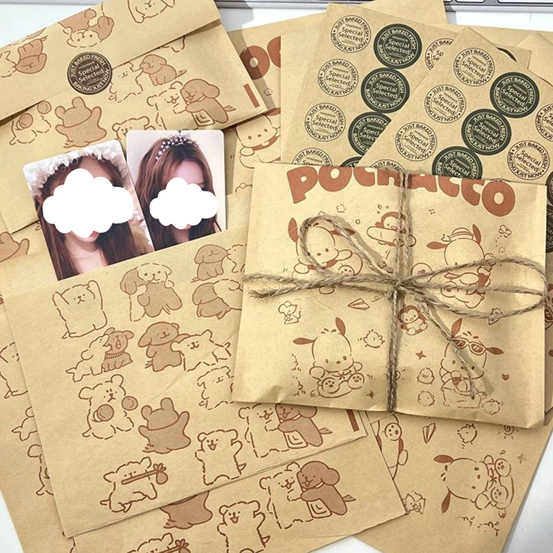حقيبة تغليف من ورق الكرافت للفتيات ، Kawali chiikawa ، حقيبة هدايا سميكة ، حقيبة محكمة الغلق ، ألعاب كرتون للأطفال ، 10 #3