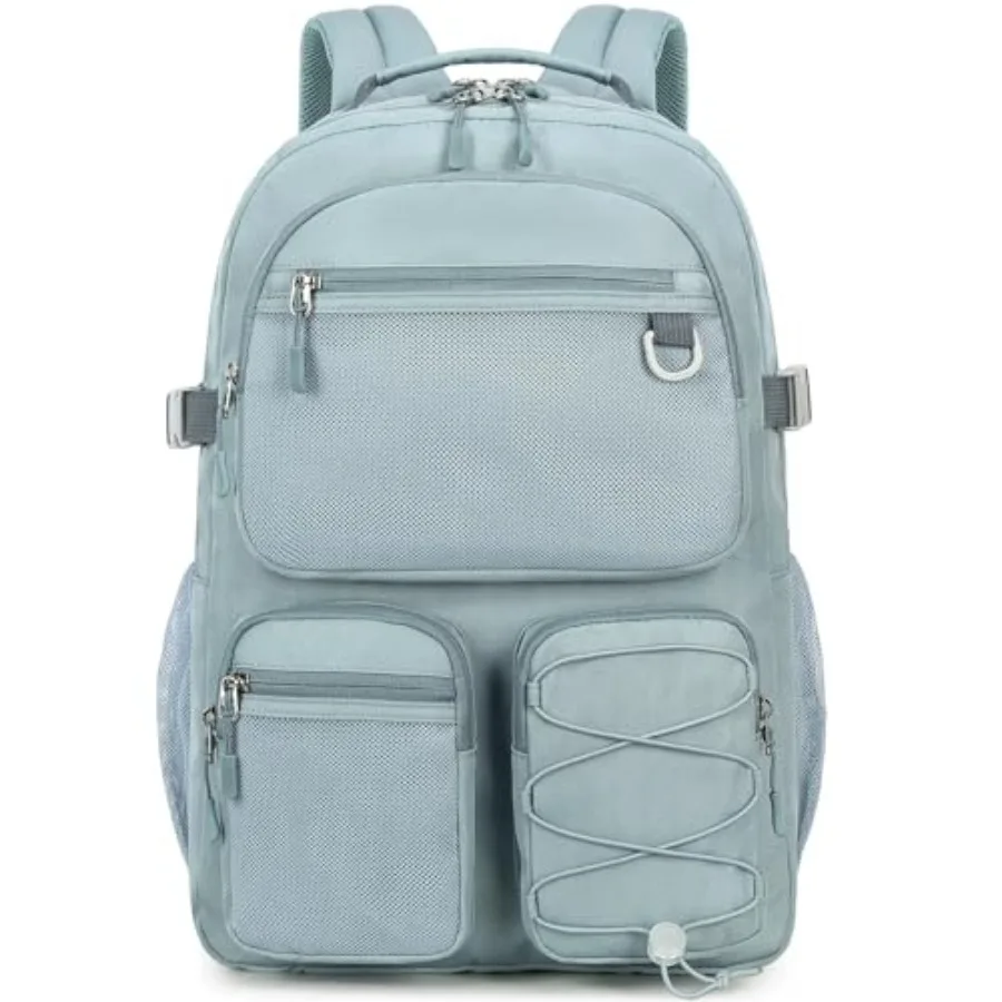 

Water Resistant Backpack with Mulitiple Pockets for School Travel Outdoor College, 15.6 inch Laptop Daypack for Men and Women