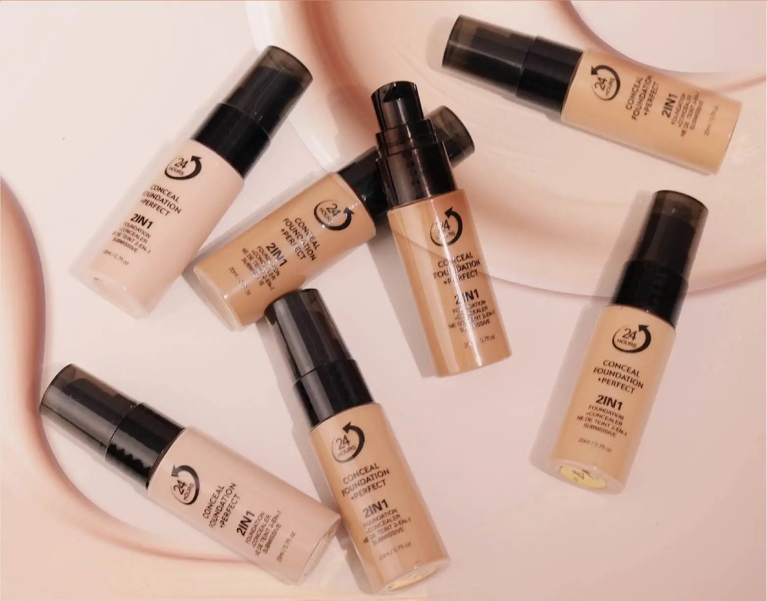 كريم أساس BB للوجه CC كريم للتحكم في الزيوت غير لامع مقاوم للماء وخافي عيوب يدوم طويلاً وقاعدة تغطية كاملة للمكياج الاحترافي #6