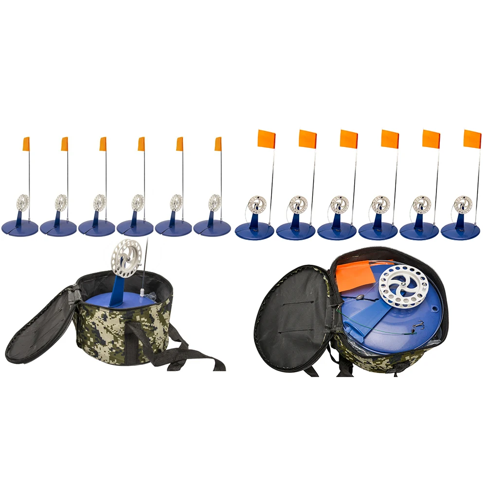 6Pcs Ice Fishing Fl… - image