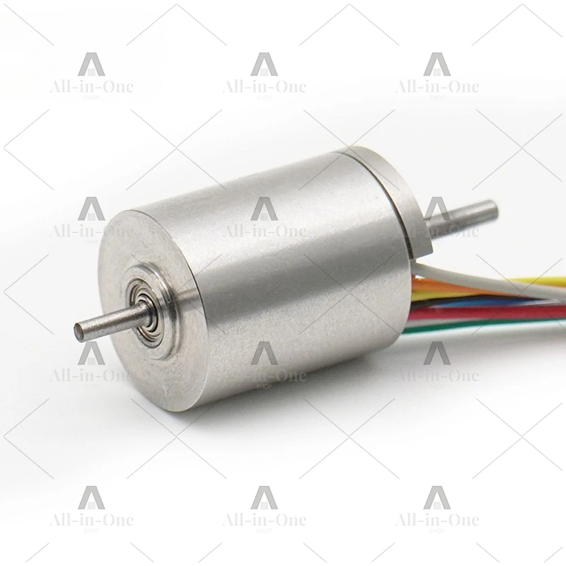 12Mm Brushless Motor, Double Shaft 7.4V Large Torque with Encoder 1215 Hollow Cup Brushless Motor