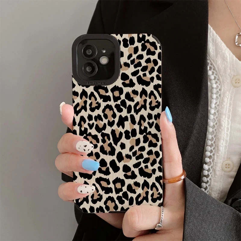 Leopard Pattern Phone Case for Iphone 11 Pro Max Iphone 12 Pro Max Iphone 13 Pro Max Iphone 14 Pro Max Iphone 15 Pro Max Case