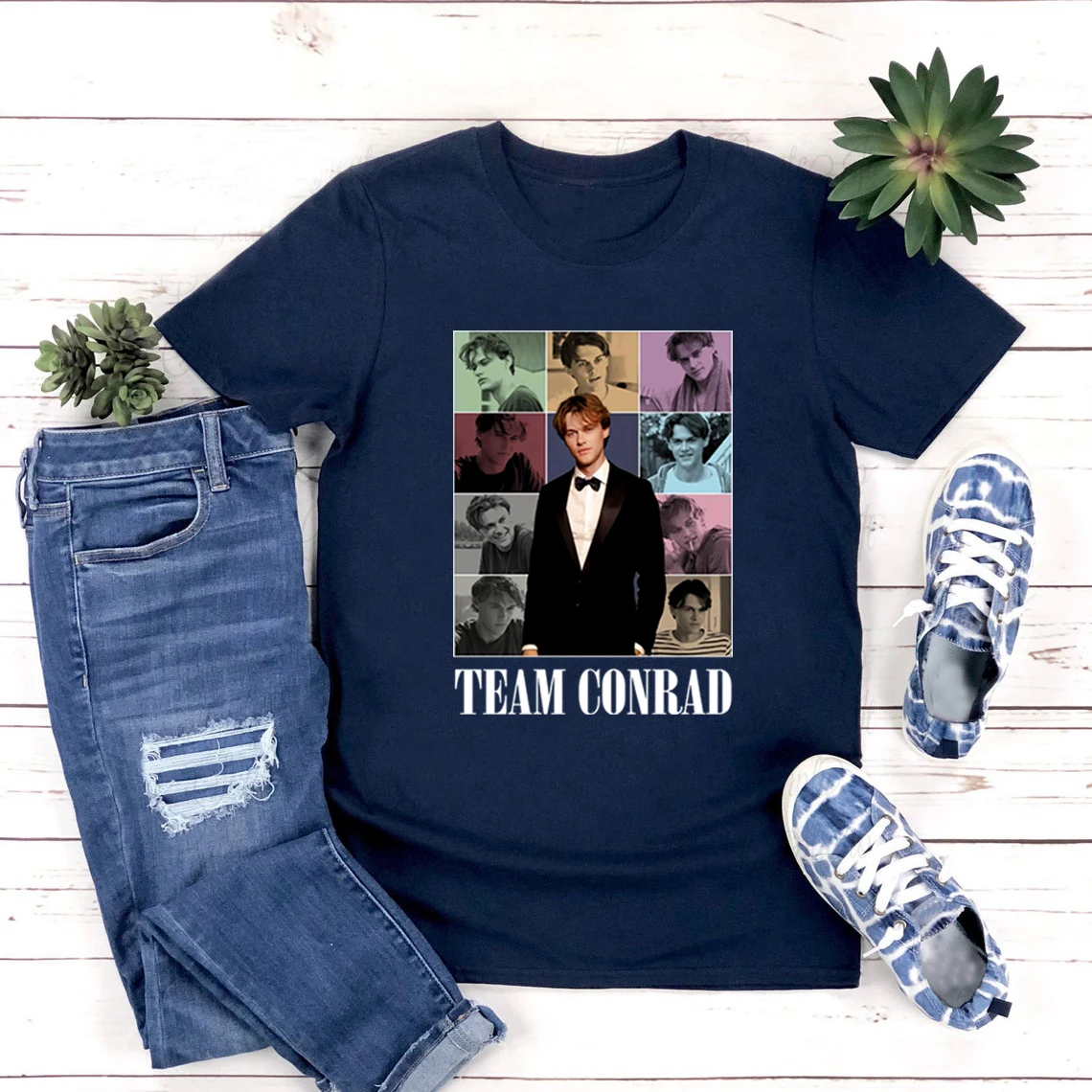 تي شيرت فريق كونراد TSITP جرافيك تي شيرت صيفي رومانسي تي شيرت نسائي بأكمام قصيرة تي شيرت للشاطئ ملابس الشارع الشهير #4