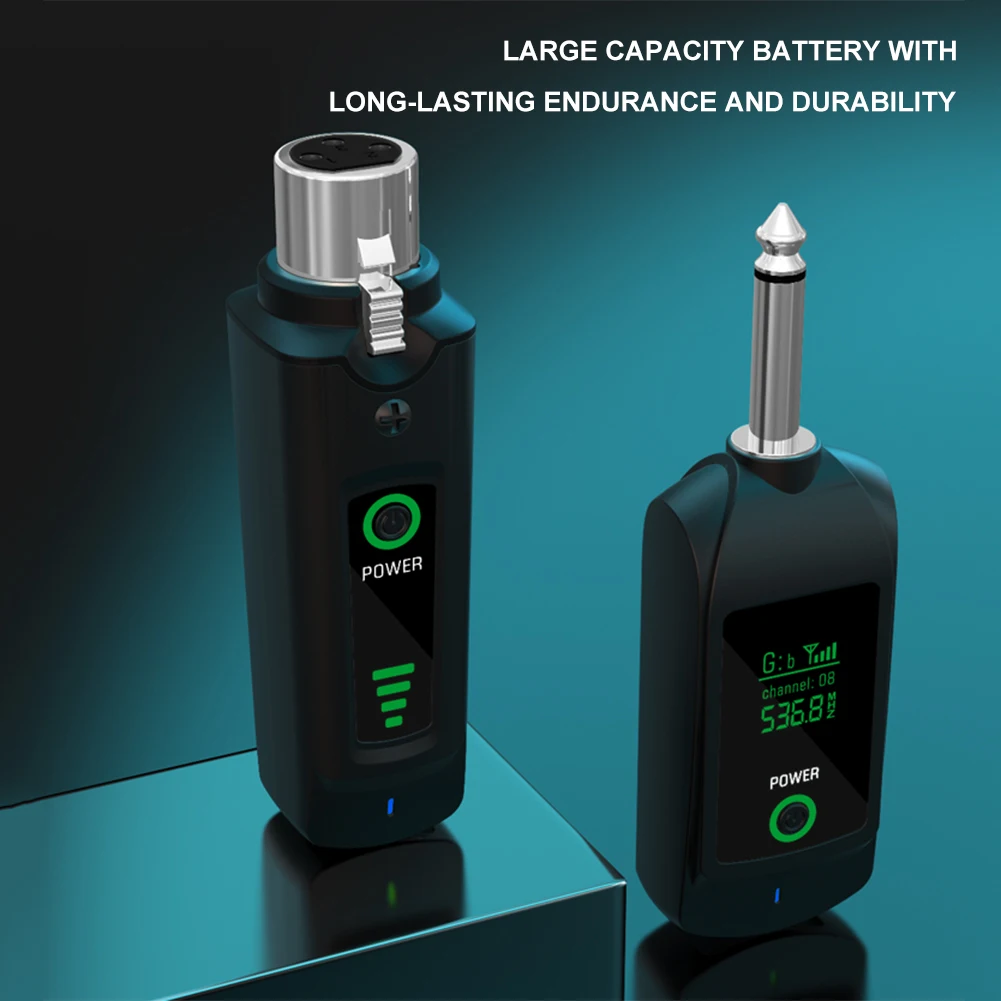 سلكي إلى نظام الميكروفون اللاسلكي ميكروفون لاسلكي جهاز ريسيفر استقبال وإرسال UHF XLR نظام محول ملحقات الميكروفون