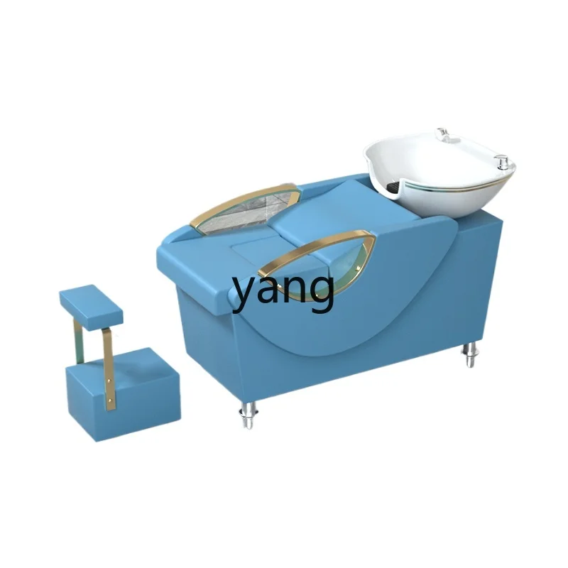 LMM semi-reclining ceramic basin shampoo bed hair salon special simple and comfortable