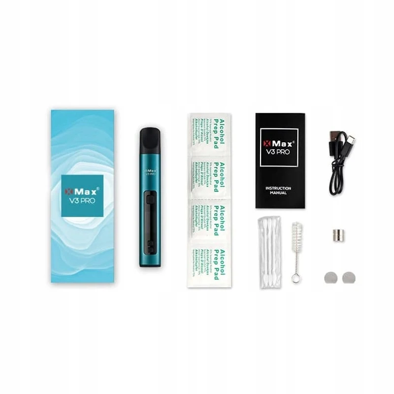 Kit vaporizador XMax V3 Pro original com capacidade de 2600mAh e controle de temperatura Caneta Vape