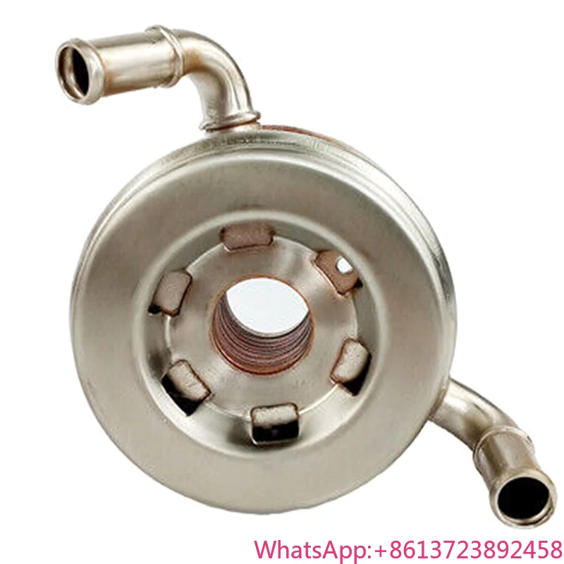 

Oil Cooler Stainless Steel Oil Cooler 124100-5710 Fits For Yanmar Engine 4TNV82 4TNV84 4TNV88 4TNV94 4TNV98