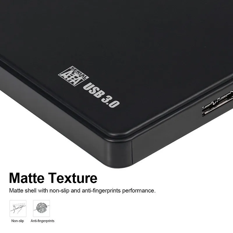 USB 3.0 To 2.5 Inch Hard Drive Case SATA HDD SSD Enclosure External Hard Drive Disk Box for PC Laptop Smartphone PS5