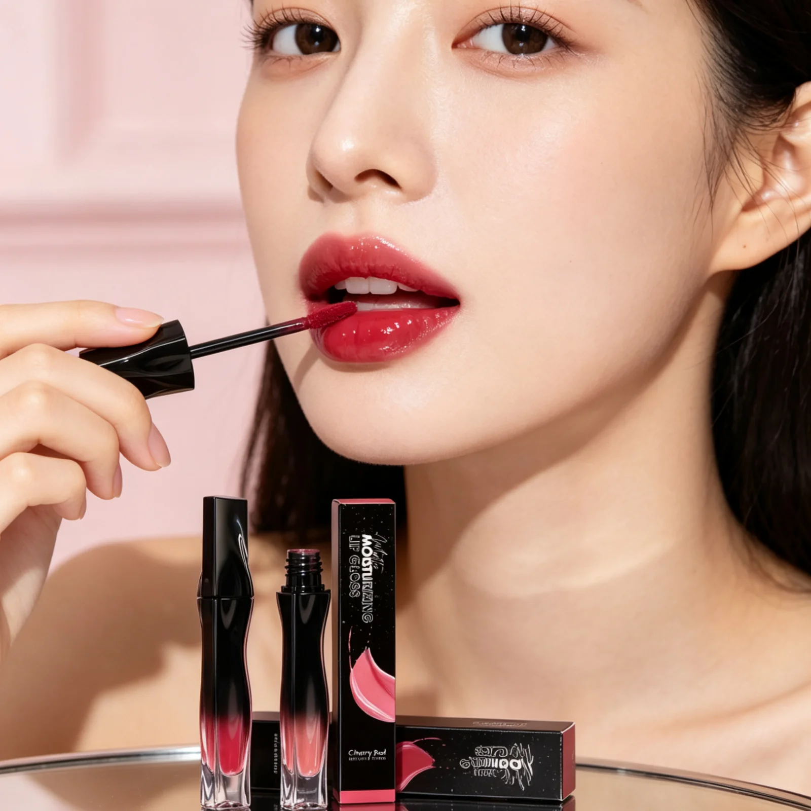 Matte Lip Gloss Breathable Comfortable Silky Creamy Texture Moisturizing Matte Lightweight Non Sticky Quick Dry Liquid Lipstick