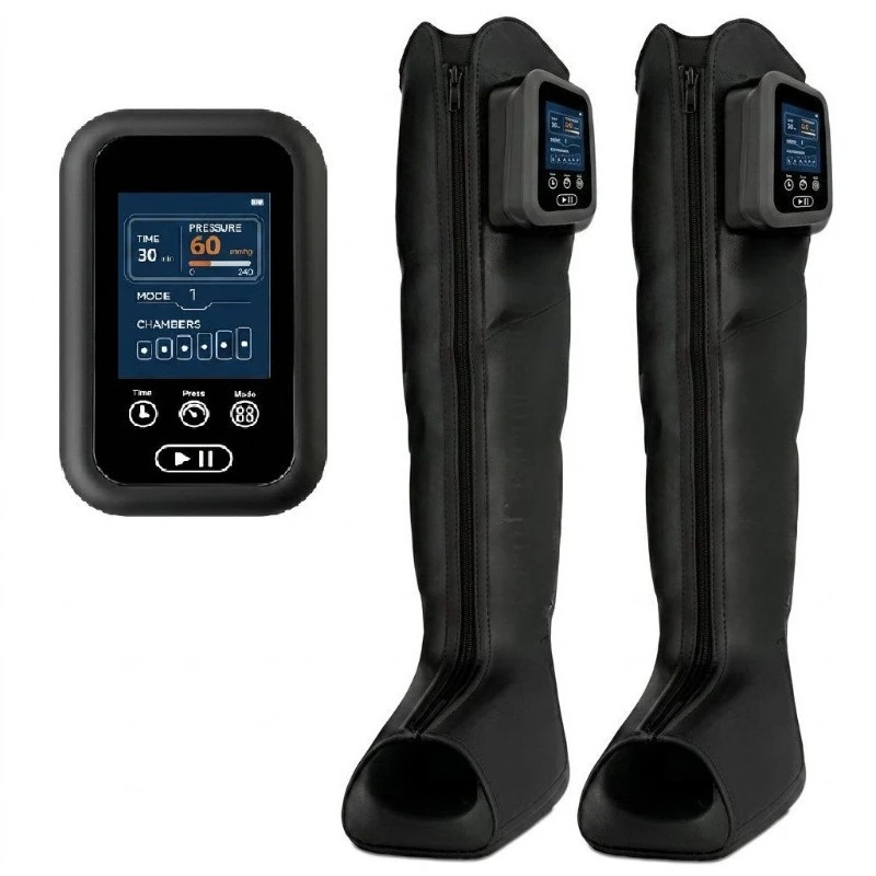New Wireless USB Rechargeable Portable Air Compression Leg Knee Massager Air Wave Pressure Circulation Relief Massage Device