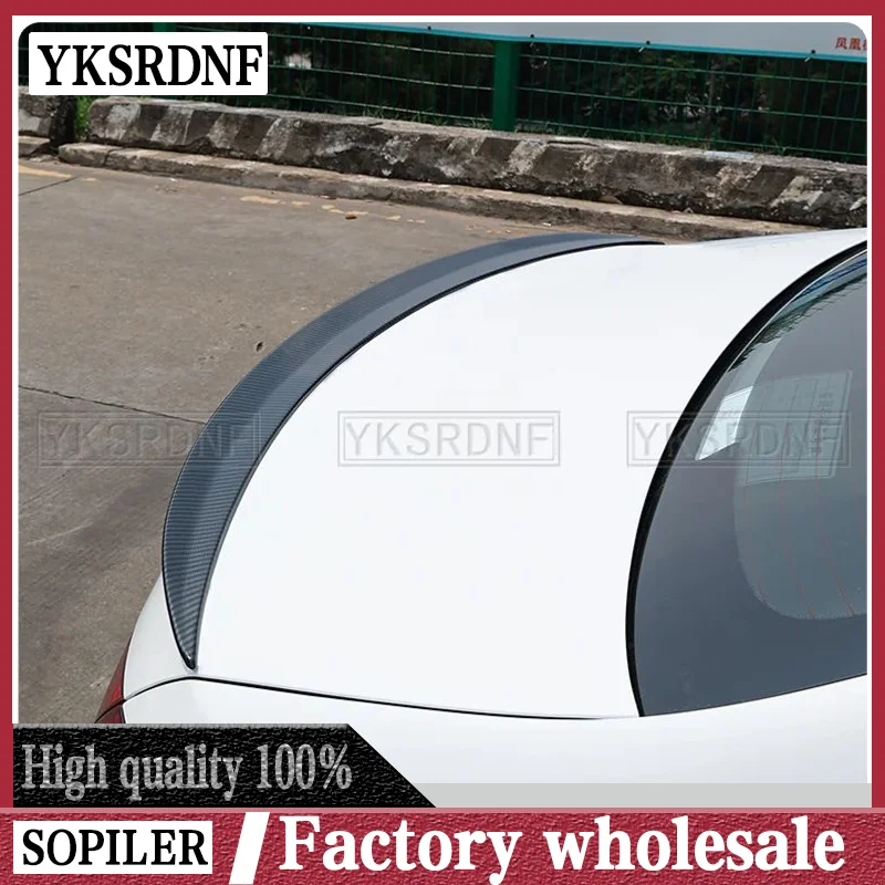 High Quality Boot Trunk Lip Rear Spoiler Wing Tail Splitter Tuning Air Deflector For New Mercedes Benz C class W206 2021 2022