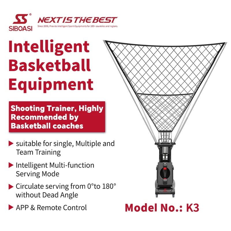 Low Price Siboasi New K3 Basketball Rebounder Shooting Correction Machine