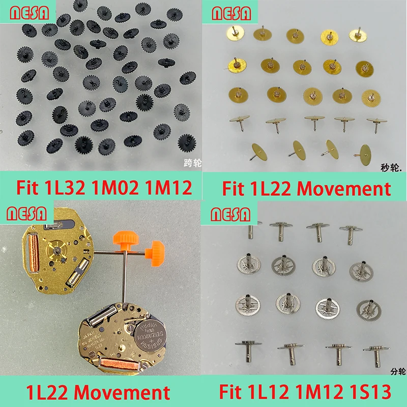 Watch Movement Accessories 1L45 1L22 1M02 1L02 1L32 1L40 1M12 1L32 1s13 Quartz Movemen Repair Tool Parts