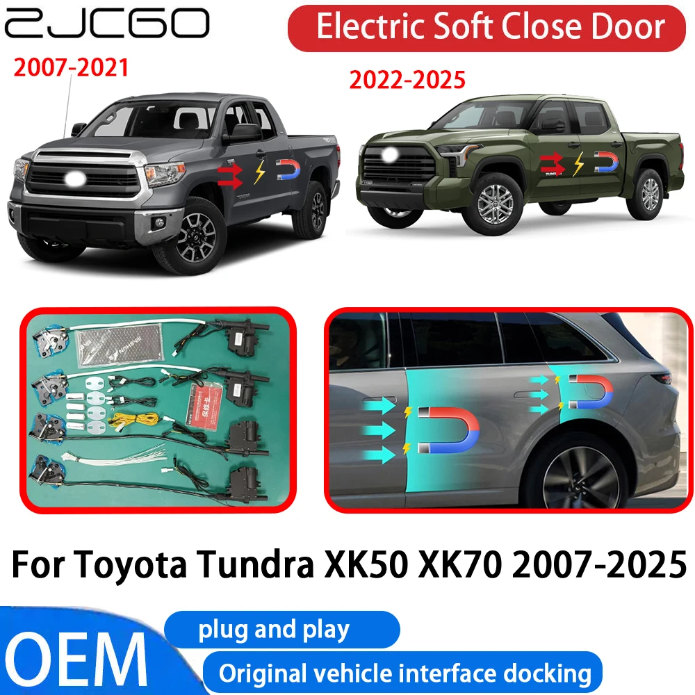 

for Toyota Tundra XK50 XK70 2007-2025 Car Automatic Electric Soft Close Door Closer System OEM Plug and Play Comfort Closing