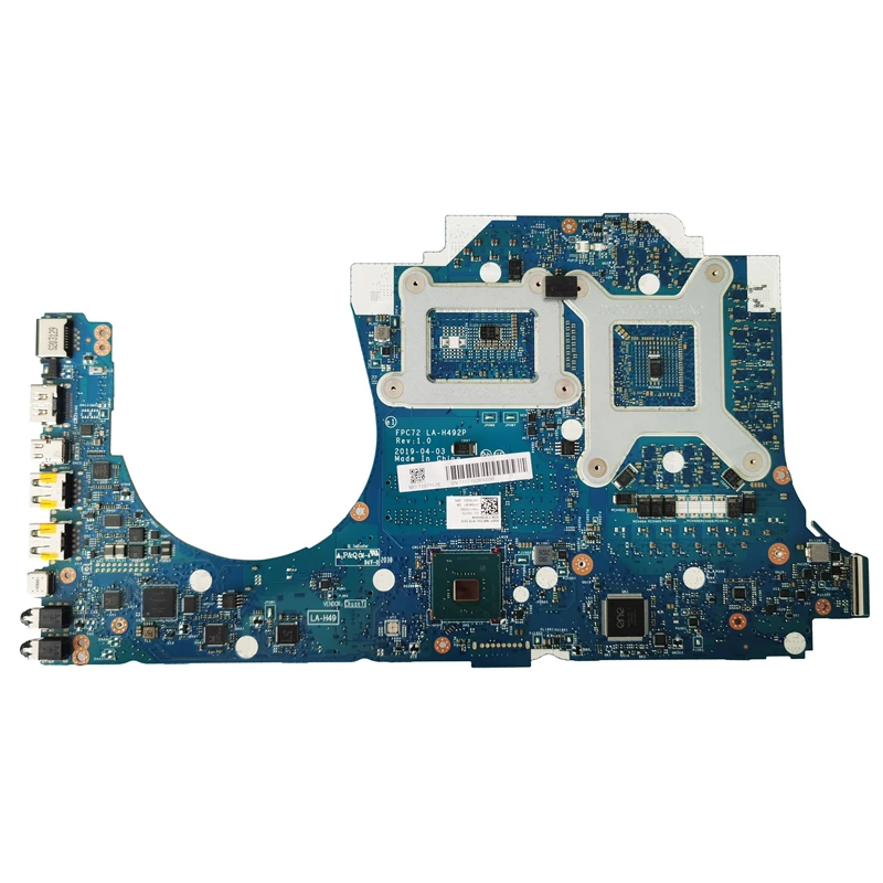 Imagem -02 - Usado para hp Laptop 17-cb Motherboard L59774601 L59775-601 L59776-601 La-h492p I7-9750h Rtx2070 8gb Gddr6 Ddr4 100 Testado