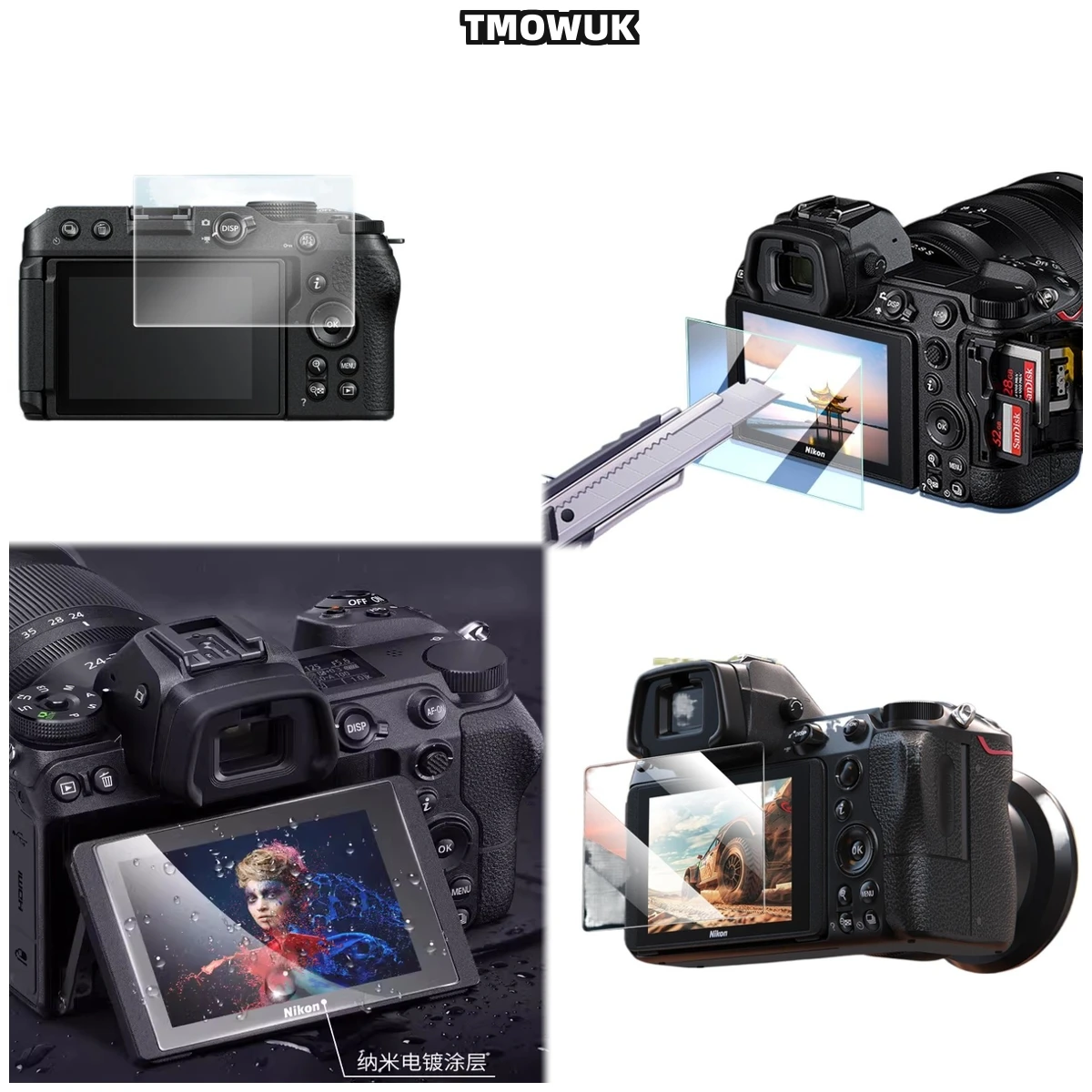 

For Nikon Z30 ZFC Professional Grade 9H Tempered Glass, Reliable Camera Screen Defense