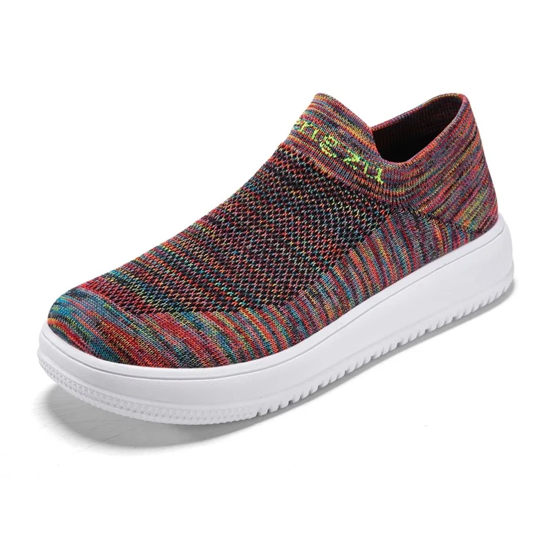 

Summer Wide Toe Sneakers For Men Women Knit Breathable Running Shoes Platform Casual Sneakers Unisex Comfy Wen's Sports Shoes