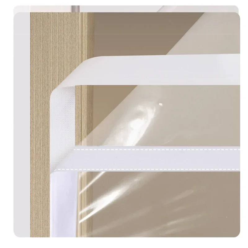 Air conditioning door curtains for winter windproof, warm and transparent household kitchen plastic partition curtains