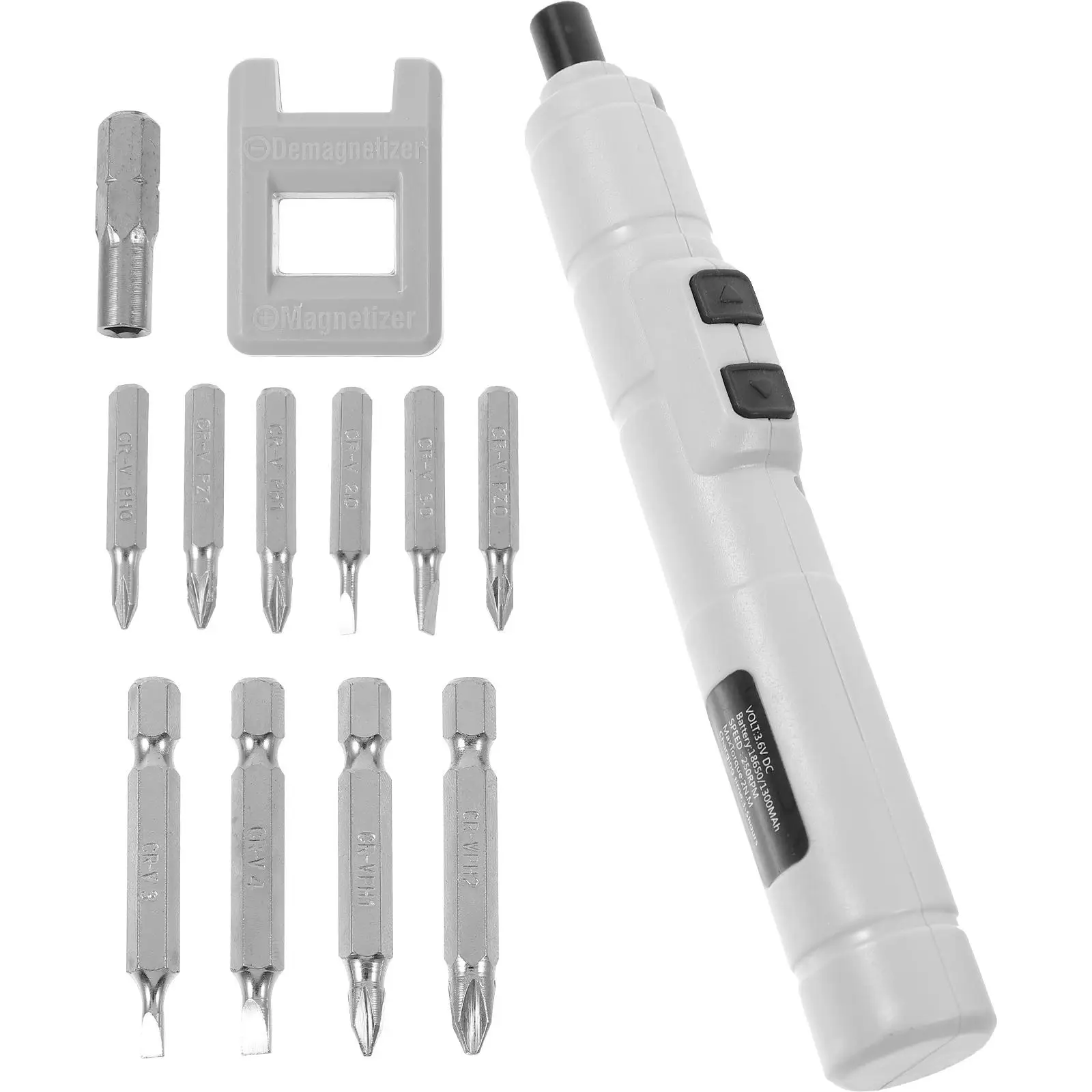 

10Pcs Electric Screwdriver Set 36V Rechargeable Lightweight Mini Drill Tool Household Portable Repair Kit