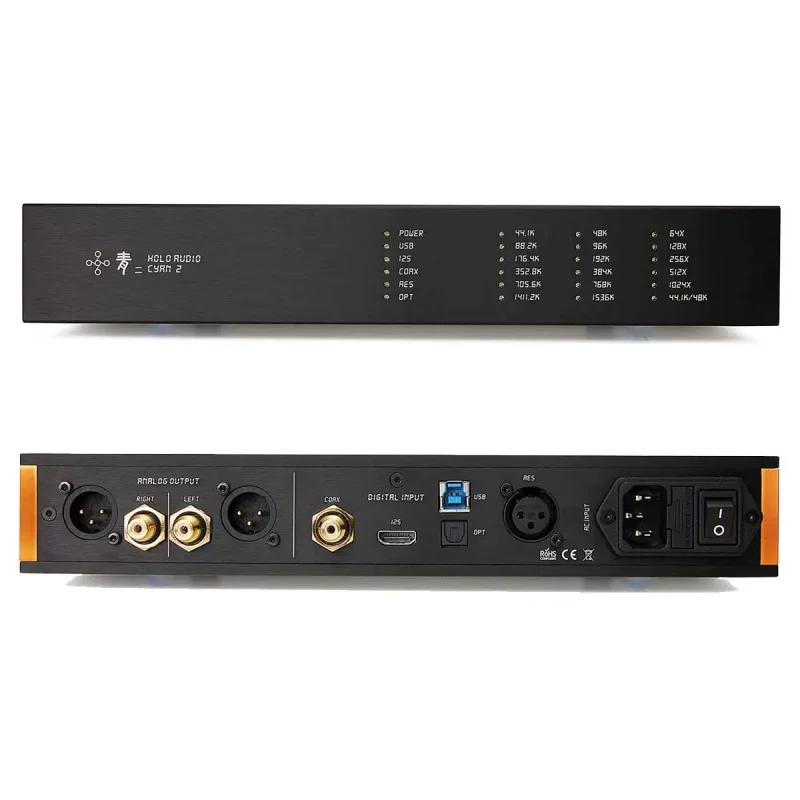 HOLO Audio، سماوي 2، DAC وحدة فك ترميز R2R منفصلة تمامًا، فك التشفير المباشر DSD