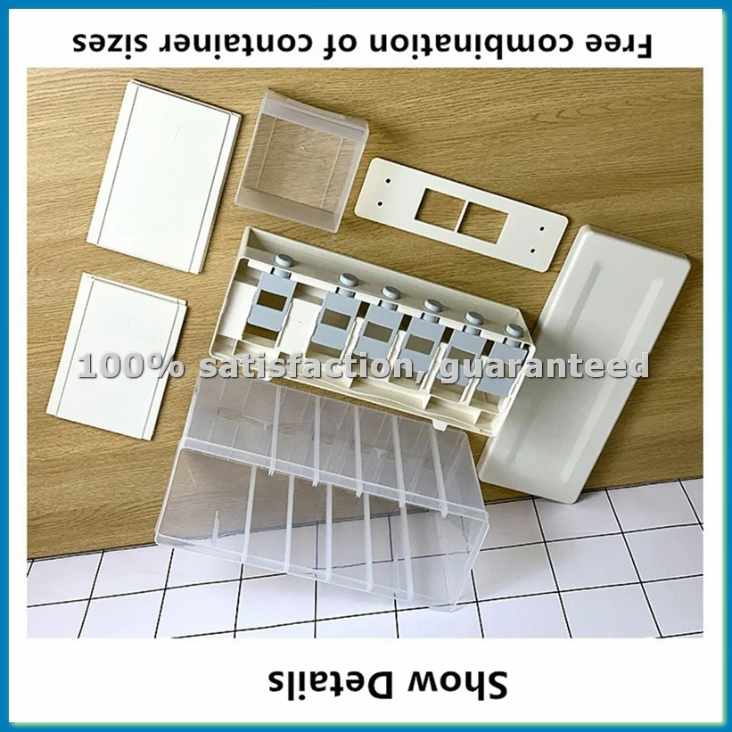 

Настенный диспенсер для риса и круп на 10 кг с разделителями, 6 влагонепроницаемых пластиковых автоматических контейнеров, герметичный контейнер для хранения продуктов - AT35