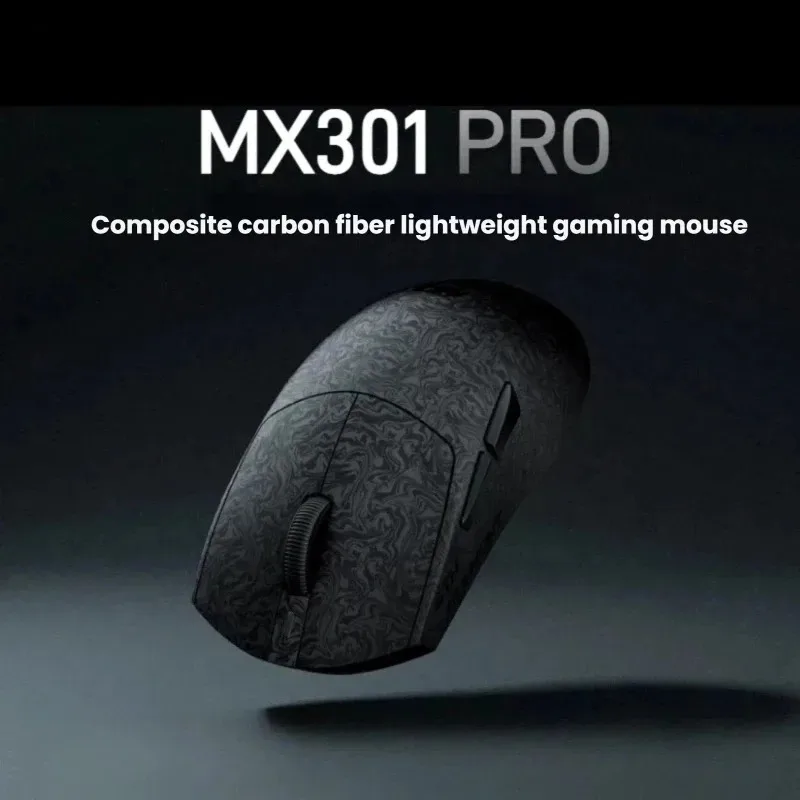 2026 new Mx301pro Wireless Bluetooth-Compatible Gaming Mouse, Carbon Fiber Composite, Three-Mode Paw3315 Sensor,FPS Office Mouse