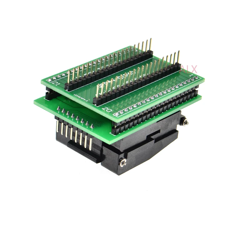 QFP44 LQFP44 TQFP44 to DIP40 adapter IC CHIP test burn Block ATMEGA16A-AU ATMEGA32a-AU ATMEGA16 lqfp AVR socket programmer