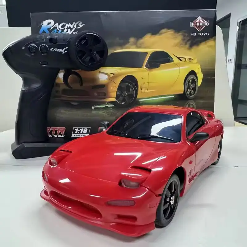

Новый HB Rp1801 масштаб 1:18 4wd радиоуправляемый дрифтовый автомобиль с гироскопическим стабилизатором светодиодные фонари 2,4 г высокоскоростной гоночный багги