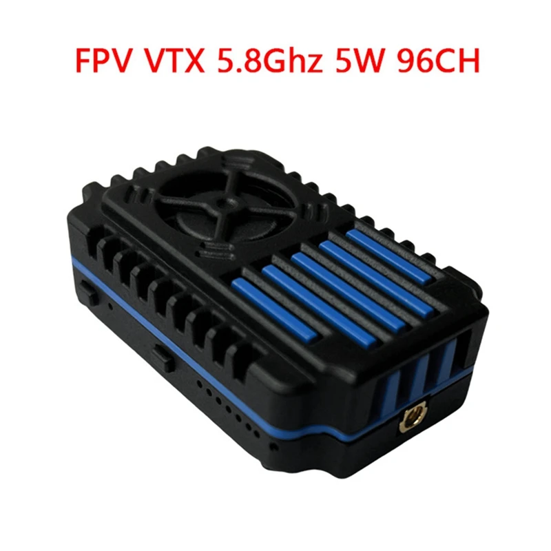 

5.8Ghz 5W VTX 96CH FPV Video Transmitter Wireless VTX Module High Power with Antenna for FPV Long Range RC Drone-A12I