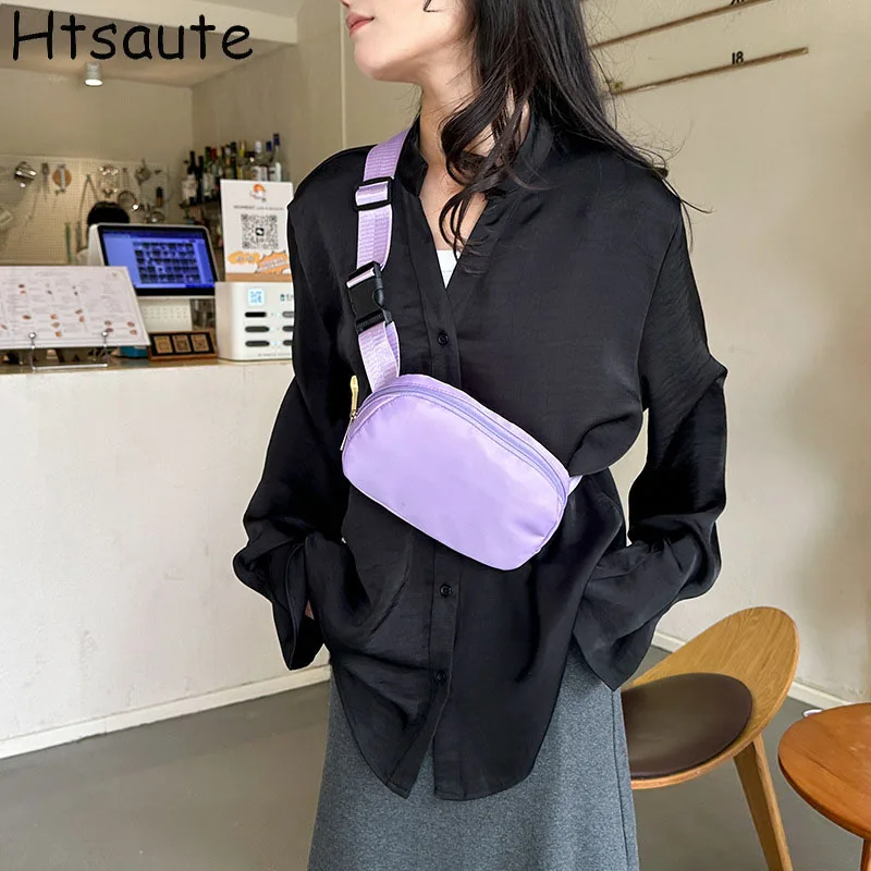 

Casual Men's Crossbody Bag Wear-Resistant Chest Pack with Adjustable Shoulder Strap Oxford Women Traveling Chest Packs bolsos