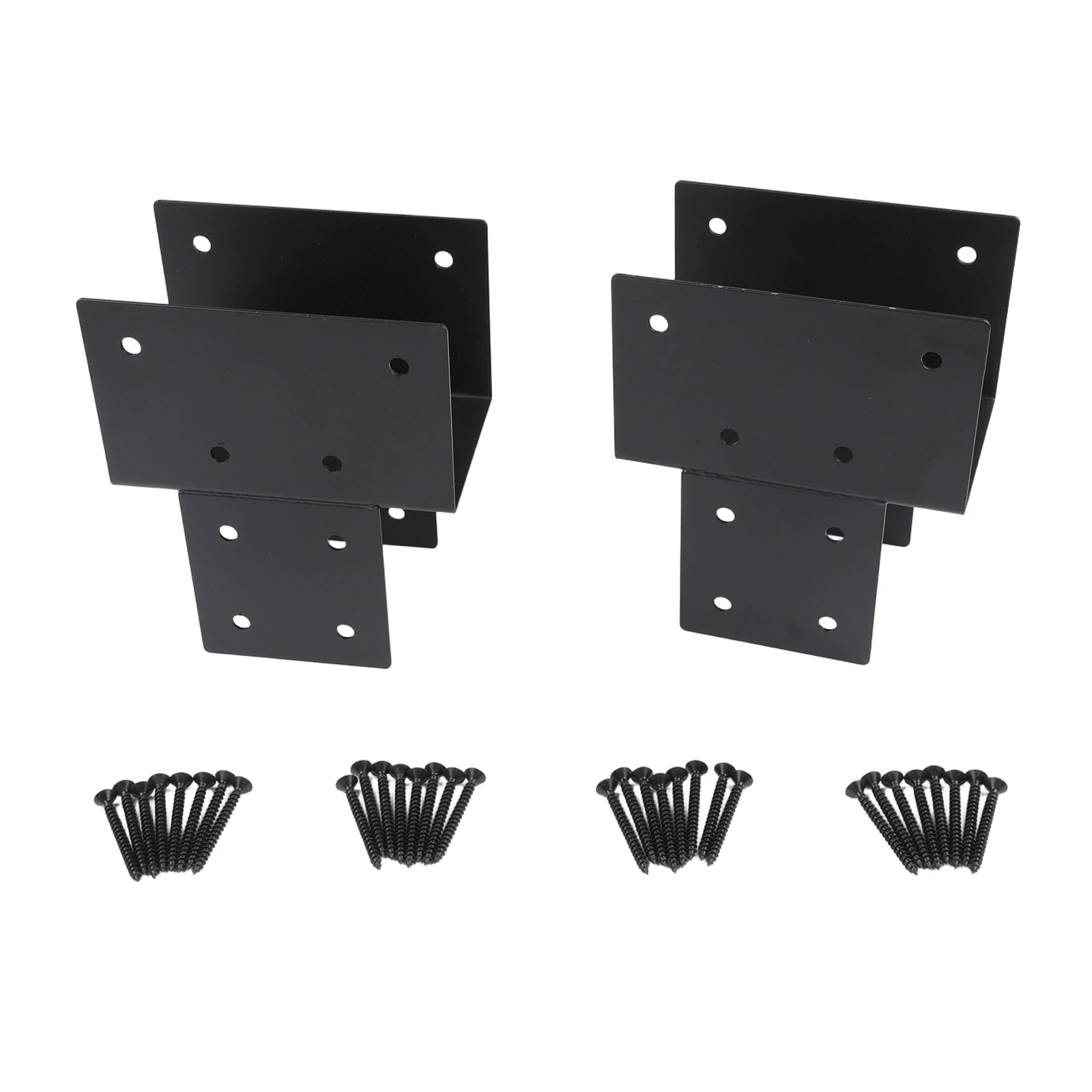 Duty Gazebo Beam Column Connector for 4x4 Posts Actual 3 5x3 5 Inch Black Outdoor Support Brackets  Duty Gazebo