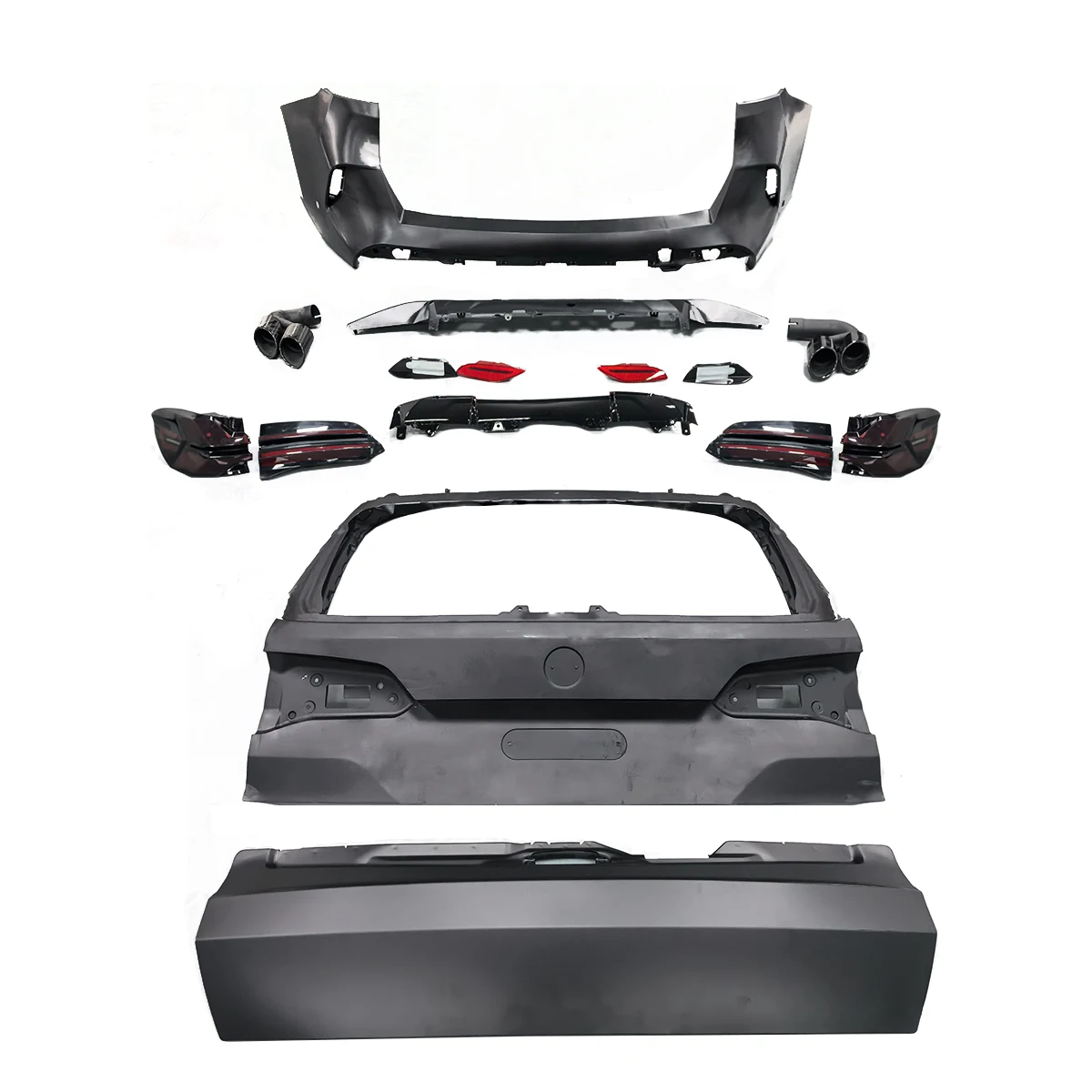Suitable Car Bumper Body Kit for X5 F15 2013-2018 Modified to 2024 X5M Look Like.