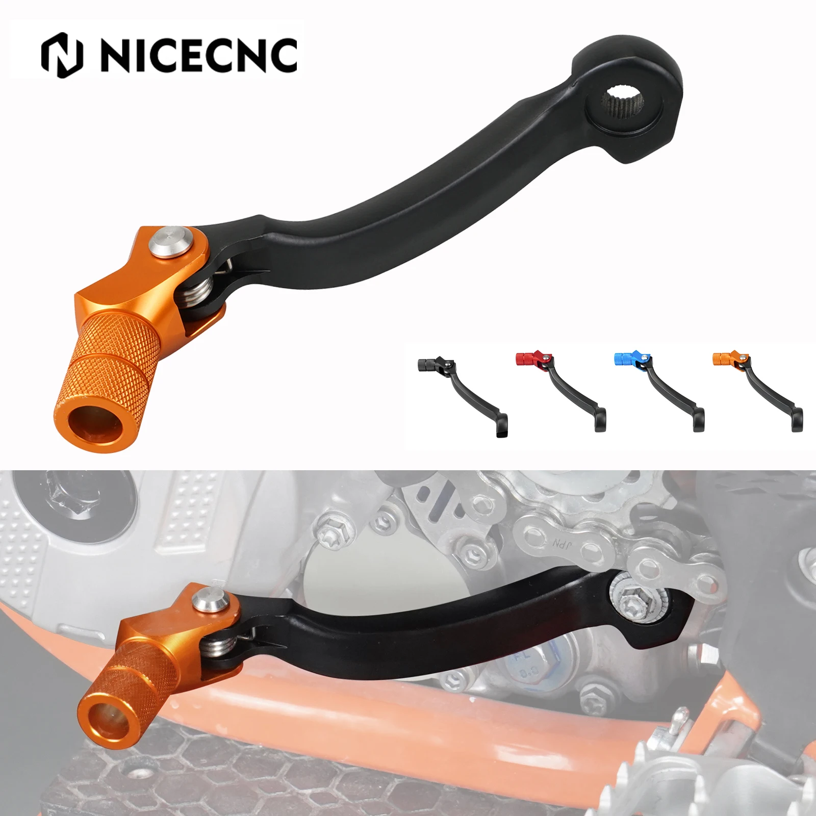 

NICECNC For KTM EXC 300 EXC-F 350 SX-F 450 2004-2023 690 Enduro R 14-18 For Husqvarna GasGas EC300 Forged Gear Shift Lever Tip
