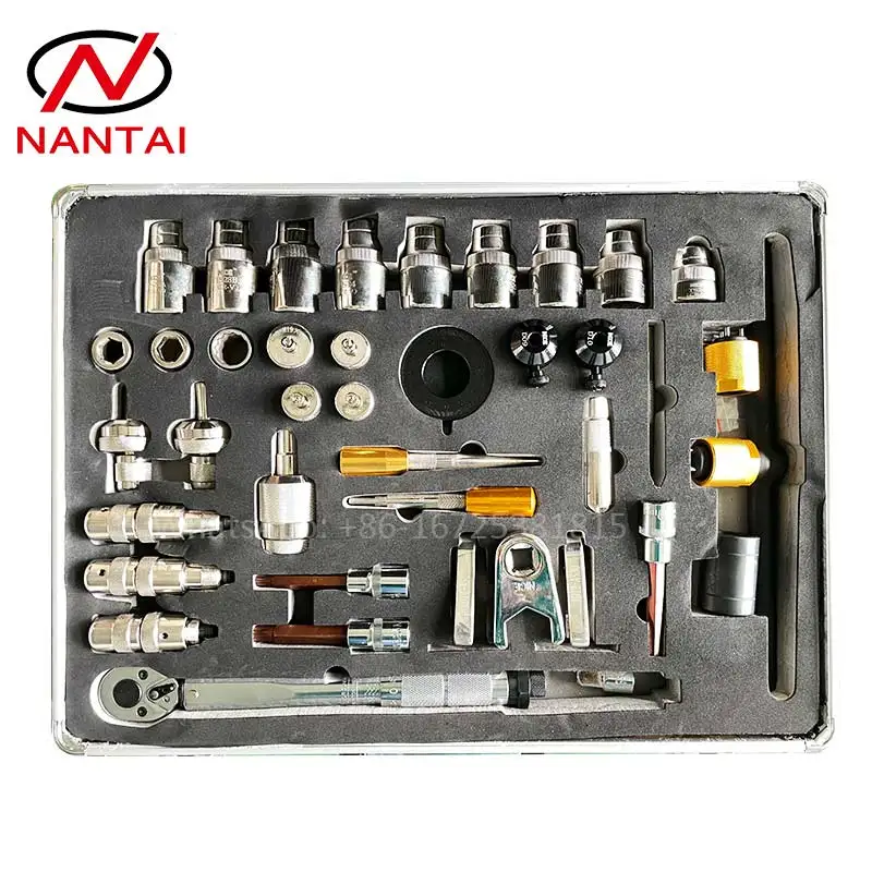 NANTAI NO.1060-2 NO.1101 38PCS Common Rail Diesel Injector Repair Assembly Tools Common Rail Tools of Injector Tool Common Rail