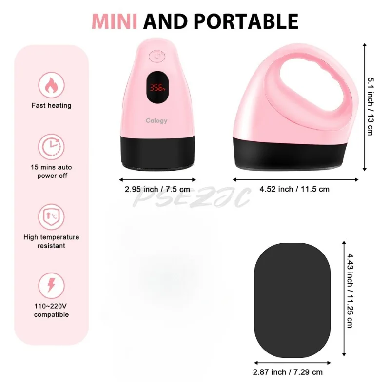 Mini Warmte Persmachine met LED Warmteoverdracht Machine 180 °   Snelle verwarming en temperatuuronderhoud