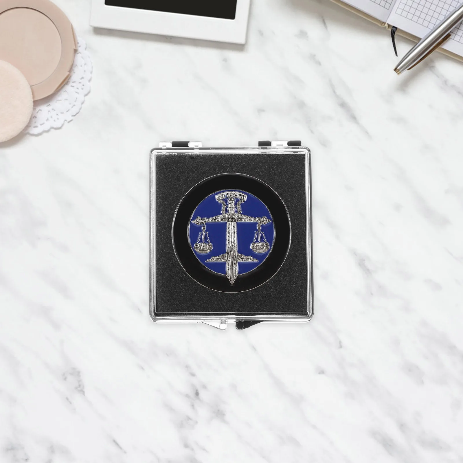 

12Pcs Transparent Plastic Medal Display Box Organizer Case Marathon Medal Badge Lapel Pin Brooch Holder Label Display Box